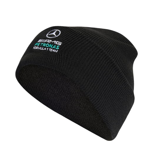 adidas gebreide muts Team zwart Mercedes-AMG F1 PETRONAS | B67998373