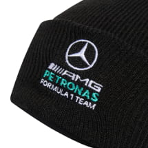 adidas gebreide muts Team zwart Mercedes-AMG F1 PETRONAS | B67998373
