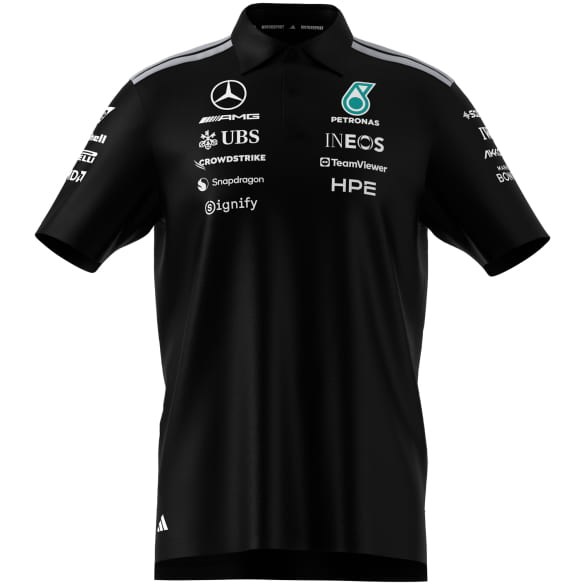 adidas Heren Team Polo zwart Mercedes-AMG PETRONAS F1 2026 | B67998455-60