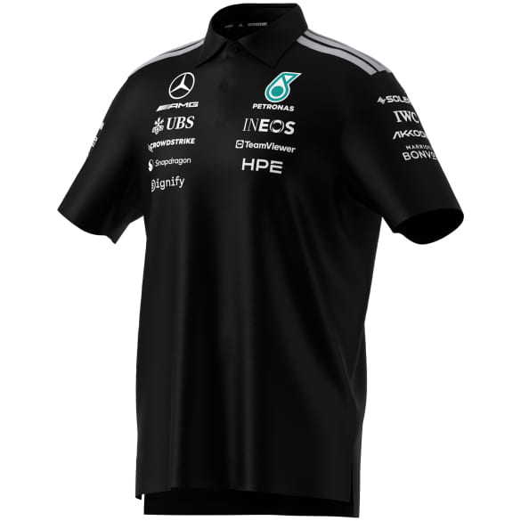 adidas Heren Team Polo zwart Mercedes-AMG PETRONAS F1 2026