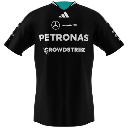adidas Herren T-Shirt Authentic Mercedes-AMG PETRONAS F1 2026 schwarz | B67998409-15