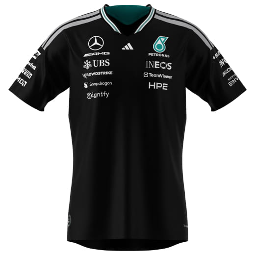 adidas Herren T-Shirt Authentic Mercedes-AMG PETRONAS F1 2026 schwarz | B67998409-15