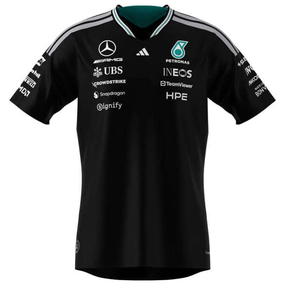 adidas Men's Authentic Mercedes-AMG PETRONAS F1 2026 T-Shirt | B67998409-15