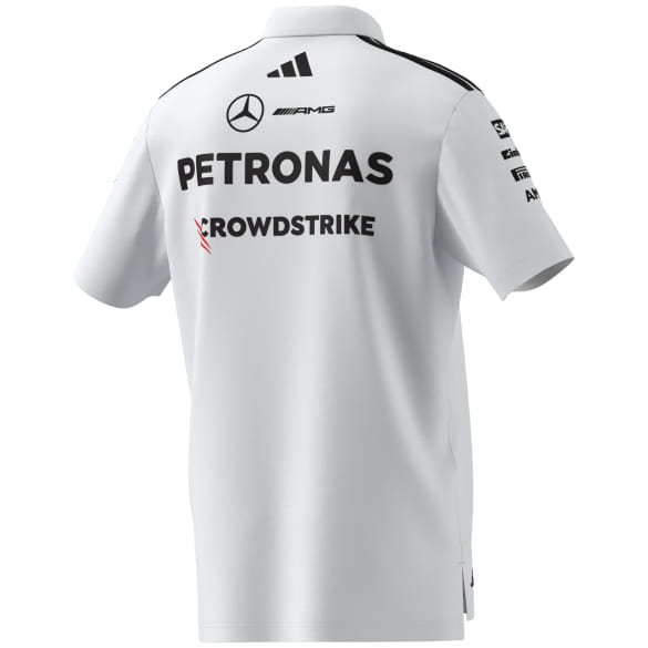 adidas Men's Team Polo Shirt White Mercedes-AMG PETRONAS F1  | B67998449-54