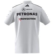 adidas Men's Team Polo Shirt White Mercedes-AMG PETRONAS F1  | B67998449-54