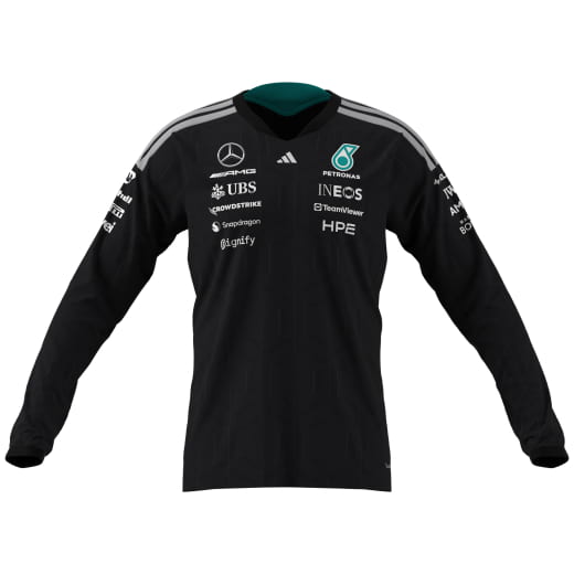 adidas Longsleeve para hombre piloto Mercedes-AMG PETRONAS F1 2026 negro | B67998437-42