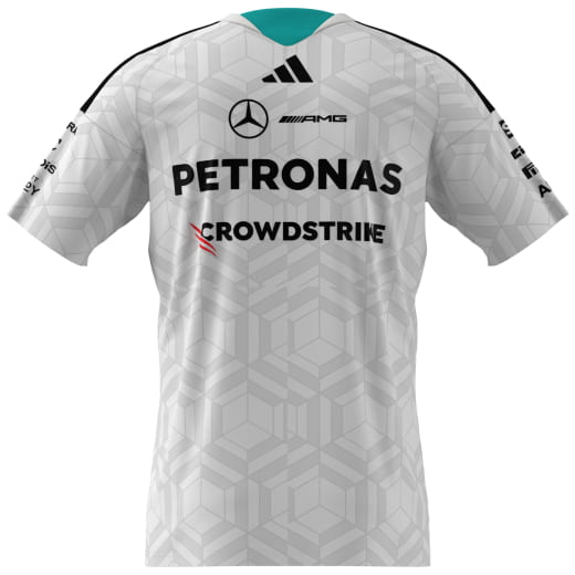 T-shirt homme pilote adidas blanc Mercedes-AMG PETRONAS F1 2026 | B67998430-36