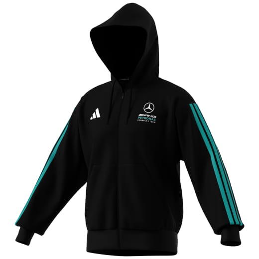 adidas men’s sweat jacket Mercedes-AMG PETRONAS F1 black | B67998504-10