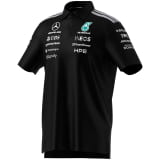 adidas Men's Team Polo Shirt black Mercedes-AMG PETRONAS F1 2026