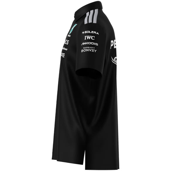 adidas Men's Team Polo Shirt black Mercedes-AMG PETRONAS F1  | B67998455-60