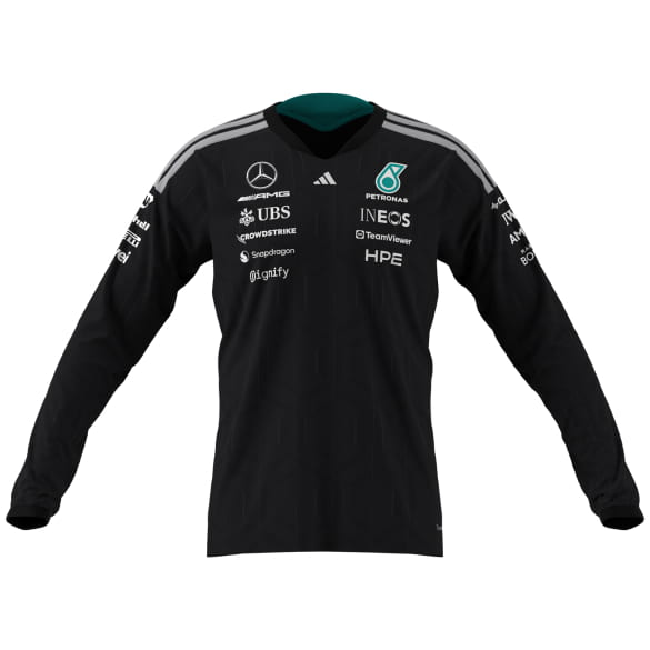adidas Men's Long Sleeve Driver Mercedes-AMG PETRONAS F1 202 | B67998437-42