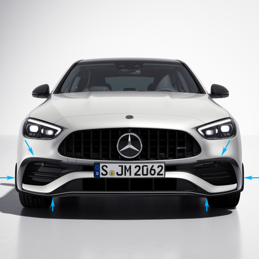 Aletas aerodinámicas spoiler delantero Clase C W206 Original Mercedes-AMG | W206-36P-Aero