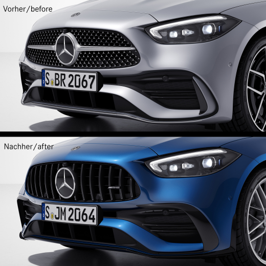 Aerodynamische flaps frontspoiler C-Klasse W206 Origineel  ‍ | W206-36P-Aero