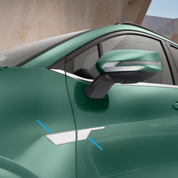 Afwerklijst set spatbord voorportier aluminiumlook KIA Sportage NQ5 Origineel KIA