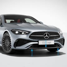 Afwerklijst voorbumper chroom CLE C236 Coupé origineel Merc­ | A2368853002-C236