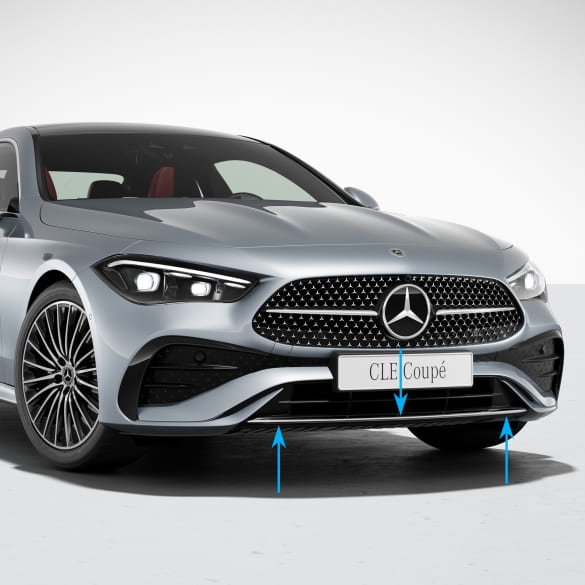 Afwerklijst voorbumper chroom CLE C236 Coupé origineel Mercedes-Benz