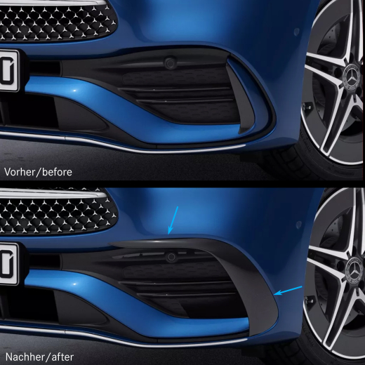 Aerodynamique front flaps Classe C break S206 Original Mercedes-AMG | S206-Front-Flaps