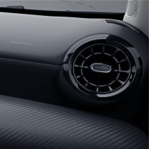 Air vents turbine look black A-Class Original Mercedes-Benz | Turbinenoptik-Luftduesen-schwarz-177