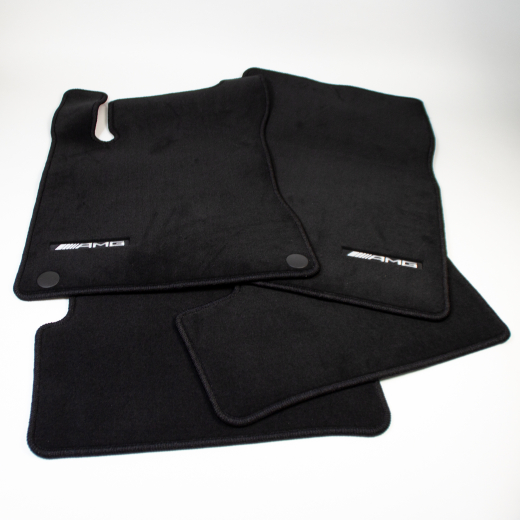 Juego de alfombrillas AMG CLA 118 negro original Mercedes-Benz | A17768001029J74-118