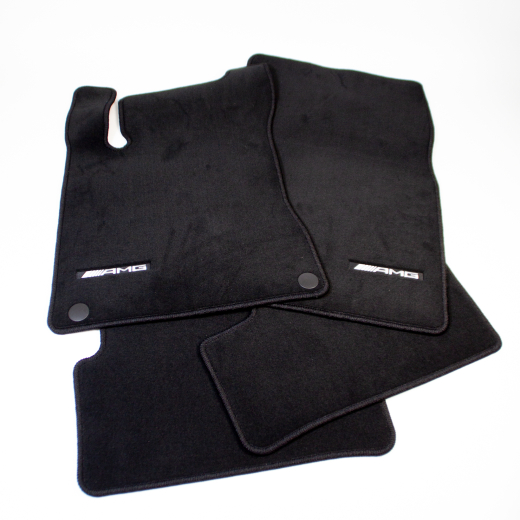 Juego de alfombrillas AMG CLA 118 negro original Mercedes-Benz | A17768001029J74-118