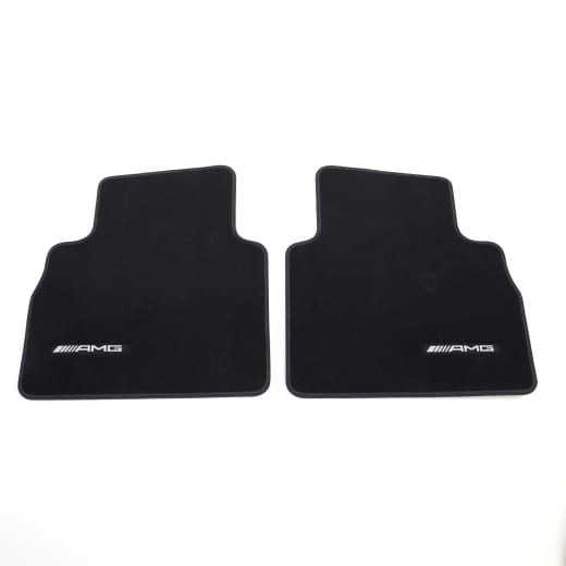 Alfombrillas de velour AMG para G-Klasse W465 negro gris basalto 4 piezas Original Mercedes-Benz | A4656806301 7J20
