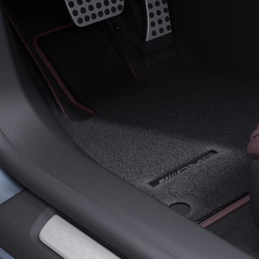 Alfombrillas AMG de pelo largo, alfombrillas velour R232 C192 Original Mercedes-AMG | A2326806703