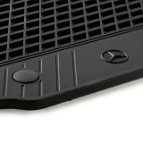 Alfombrillas de goma negras traseras Clase S W222 Original Mercedes-Benz