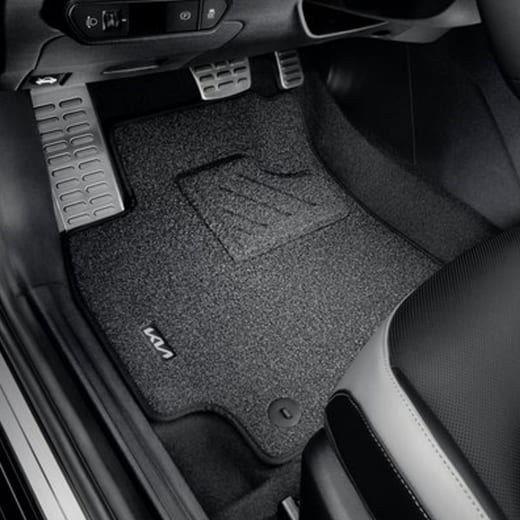 Alfombrillas de fieltro de aguja Kia K4 4 piezas negras | GG141ADE00