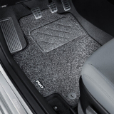 Alfombrillas de fieltro punzonado Kia Rio YB negras, 4 piezas, Original Kia
