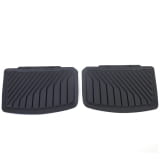 Alfombrillas goma Audi e-tron GT traseras 2 piezas negro