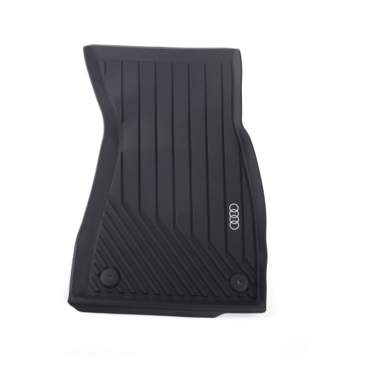 Alfombrillas de goma delanteras Audi A6 C9 FN negras 2 piezas | 4P1061501