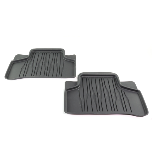 Juego de alfombrillas de goma de 2 piezas traseras EQE V295 | A2956802303 9051