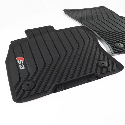Alfombrillas de goma S3 Audi A3 8Y negras Original Audi 8Y1061221A041 | 8Y1061221A 041