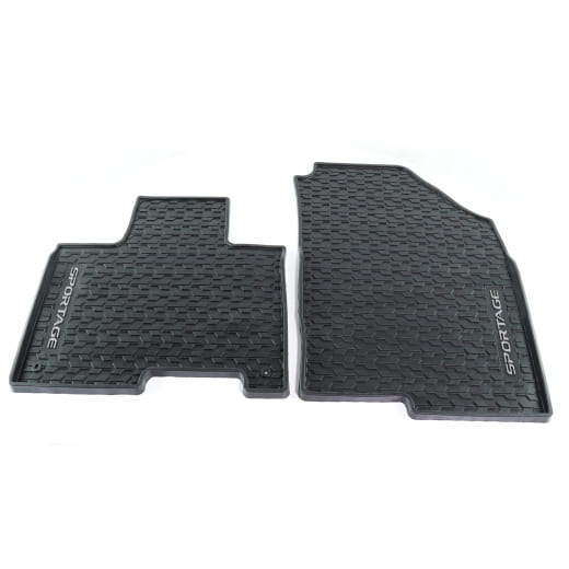 Alfombrillas de goma Kia Sportage NQ5 negras, 4 piezas, Original Kia | CJ131ADE00