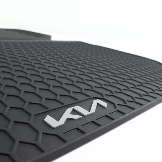 Alfombrillas de goma Kia Stonic YB negras, 4 piezas, Original Kia | H8131ADE51GR