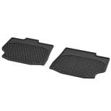 Alfombrillas de goma traseras eCitan C420e negras, 2 piezas, Original Mercedes-Benz