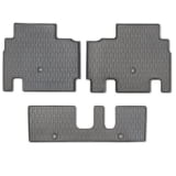 Alfombrillas de goma traseras Kia EV9 MV1 negro 3 piezas para 7 plazas Original Kia