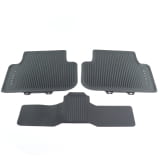 Alfombrillas de goma traseras VW Tiguan 3 CT1 negras Original Volkswagen