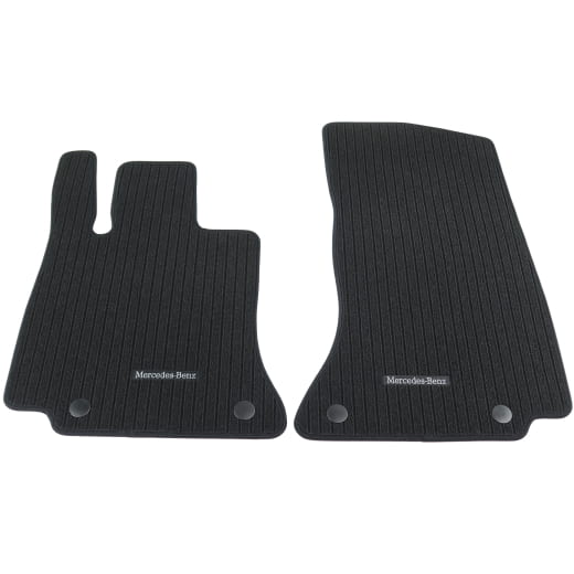 Alfombrillas velour delanteras negras CLE A236 C236 original Mercedes-Benz | A2066803002 9G32-236