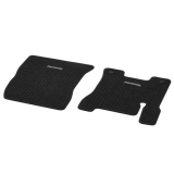 Juego de alfombrillas de moqueta delanteras 2 piezas EQB X243 negro Original Mercedes-Benz