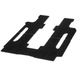 Alfombrillas de terciopelo V-Klasse W447 doble carril sin climatización trasera 2 puertas correderas