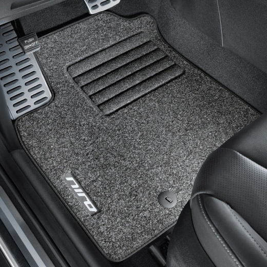 Alfombrillas Kia Niro DE negras, 4 piezas, Original Kia | G5141ADE00