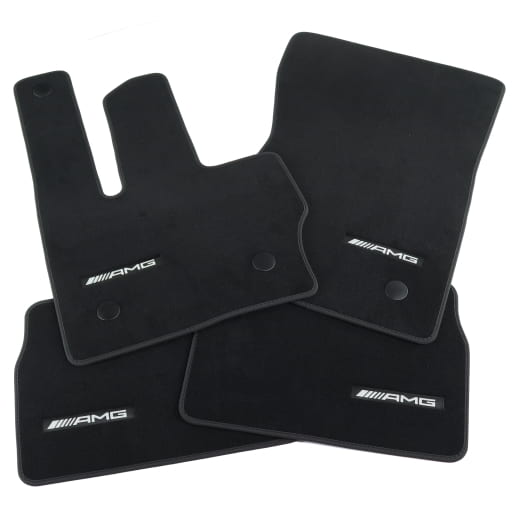 Alfombrillas AMG G-Klasse W465 negras, 4 piezas, originales Mercedes-Benz | A4656806301 9J74