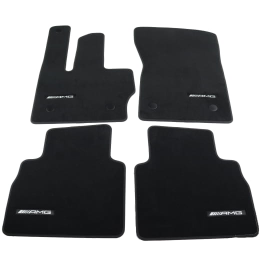 Alfombrillas AMG G-Klasse W465 negras, 4 piezas, originales Mercedes-Benz | A4656806301 9J74