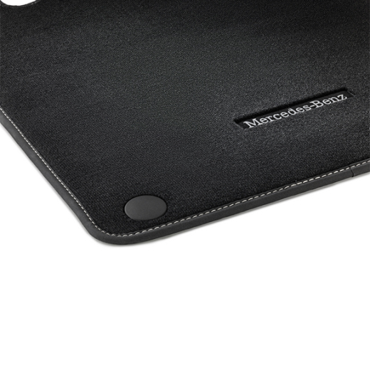 Alfombrillas de terciopelo CLA 118 4 piezas negro | A1776809406 8S16-118