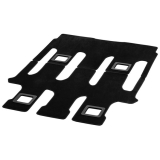 Alfombrillas velour V-Klasse W447 2 piezas doble carril 2 puertas correderas climatización trasera