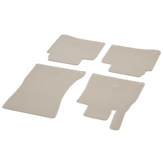 Alfombrillas de velour Clase S V222 beige, 4 piezas Original Mercedes-Benz | A2226806902 8S84