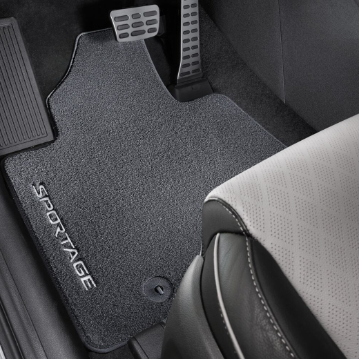 Alfombrillas velour Kia Sportage QL negro 4 piezas Original Kia | F1143ADE02