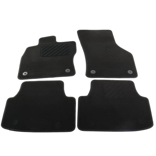 Alfombrillas de velour Plus Golf 8 Variant negro Original Volkswagen | 5H9061404 WGK