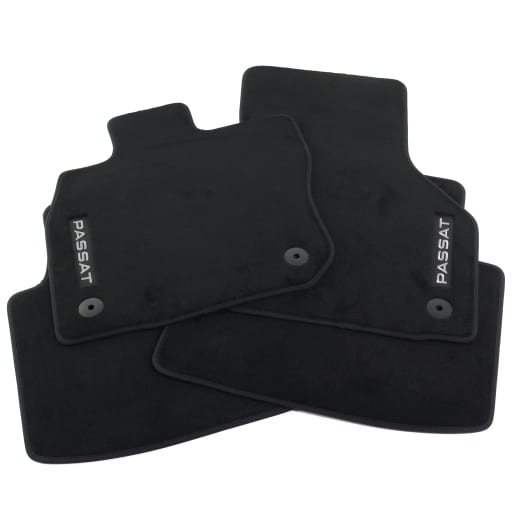 Alfombrillas velour Premium Passat B9 Negro Original Volkswagen | 3J1061270 WGK
